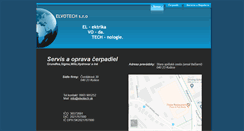 Desktop Screenshot of elvotech.sk